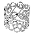 Sterling Silver Wavy Ring