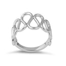 Sterling Silver Wavy Ring