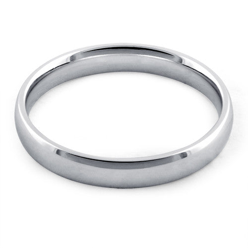Sterling Silver Wedding Band 3mm