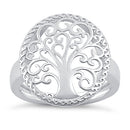 Sterling Silver Whimsic Tree of Life Ring
