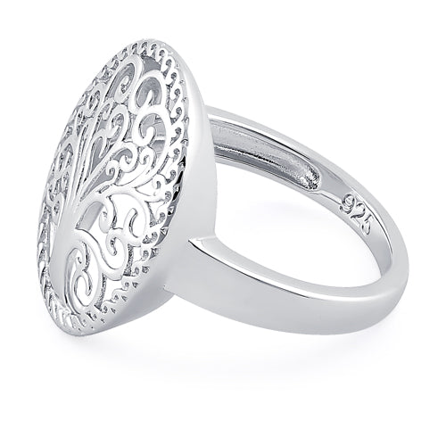 Sterling Silver Whimsic Tree of Life Ring