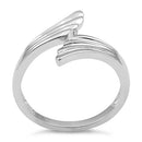 Sterling Silver Wings Adjustable Ring