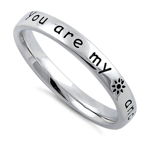 Sterling Silver "You Are My Sun And Moon And All My Stars" Ring
