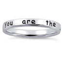 Sterling Silver "You are the joy in my heart" Ring