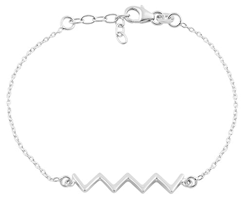 Sterling Silver ZigZag Bracelet